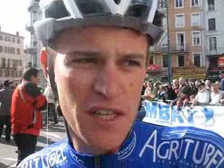 Maxime Bouet au départ de l'étape d'Annonay / Paris -Nice