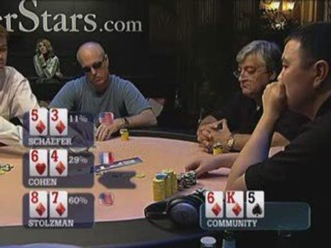 Poker EPT 1 Monte Carlo Schaefer doubles up