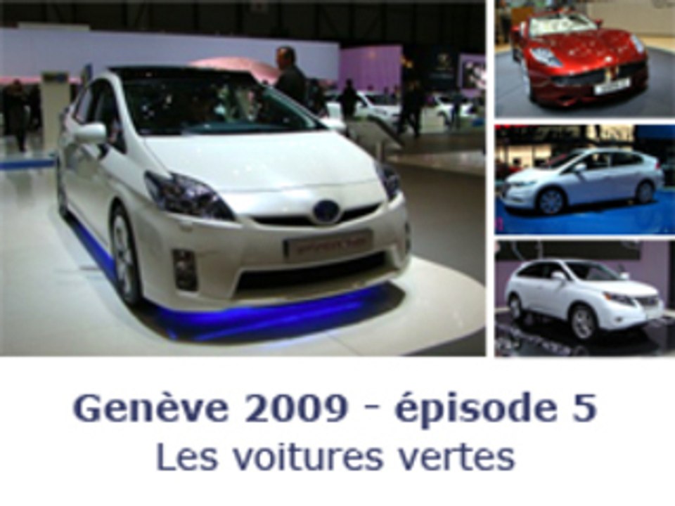 Genève 2009 :  les voitures écolo