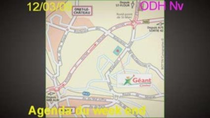 Agenda du Week end 12.03.09