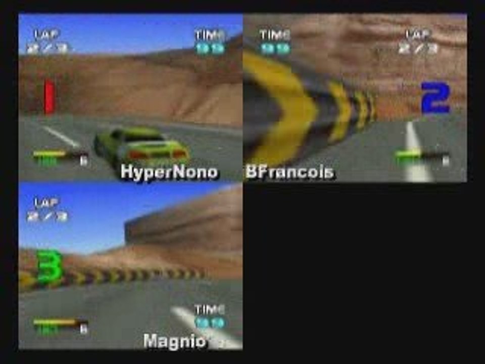 Jeu en Réseau : Ridge Racer 64 (N64) (3)