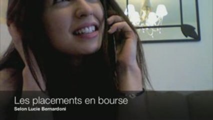 Les placements en bourse selon Lucie Bernardoni