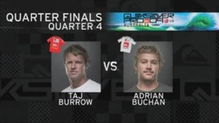 QFinale du Quiksilver pro GoldCoast (Burrow vs Buchan)