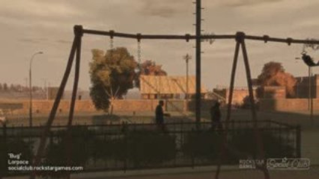 GTA IV : Le bug de la balançoire