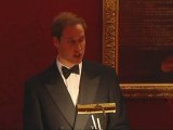 Prince William speaks at the Centrepoint anniversary