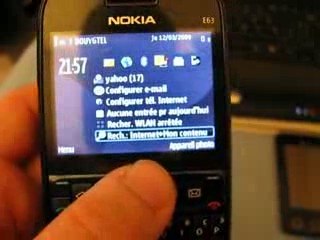 Test NOKIA E63 SMARTPHONE