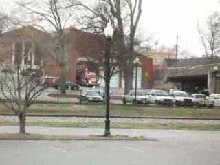 Fire rescue returning to station