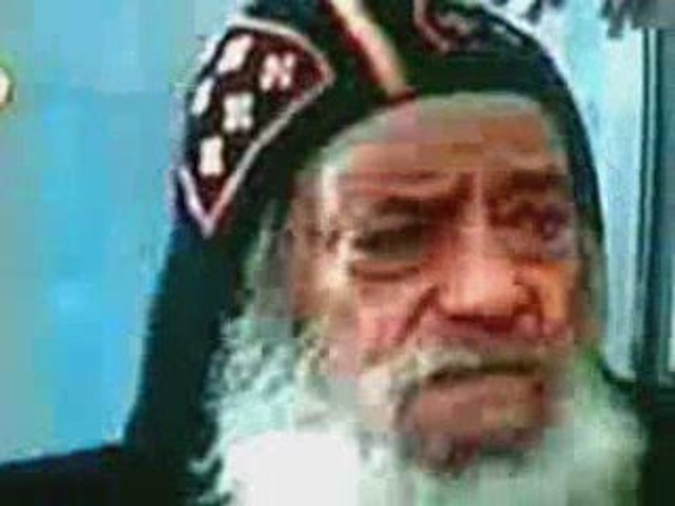 ظهور العدرا في وجه البابا شنوده