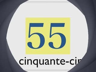 les nombres de 50 a 60