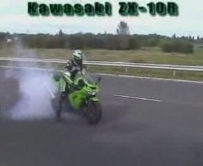kawasaki Zx10r burn