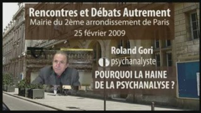 Roland Gori aux rencontres et Débats Autrement