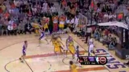 NBA LeBron records an amazing third straight triple double.