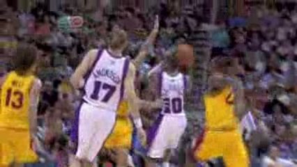 NBA LeBron James  Super Block To Leandro Barbosa