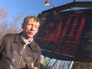 Celebs dice with death as Saw ride breaks down