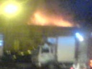 Incendie spéctaculaire sur le Marché de Rungis #1