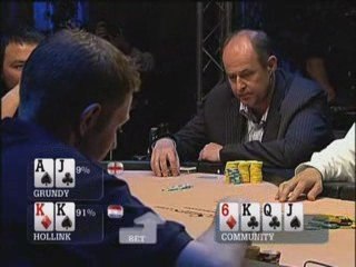Poker EPT 1 Monte Carlo Ben Grundy eliminated in 7th place