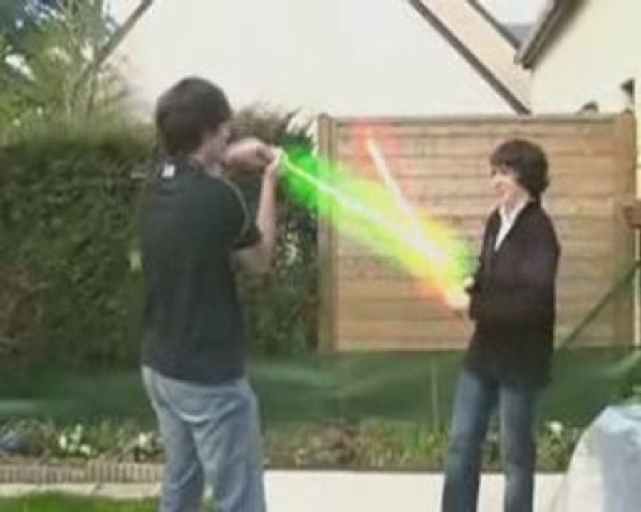 test sabre laser
