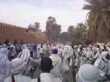 chant et danse africaine a l'occasion du moulid a beni abbes