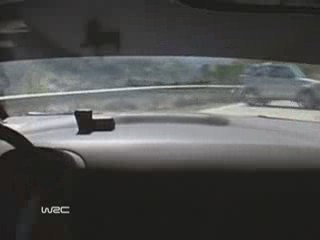 Ogier nearly hit  car Cyprus 2009
