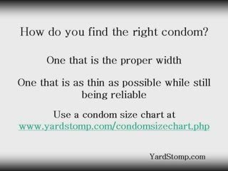 Use A Condom Size Chart For Maximum Pleasure And Protecti...