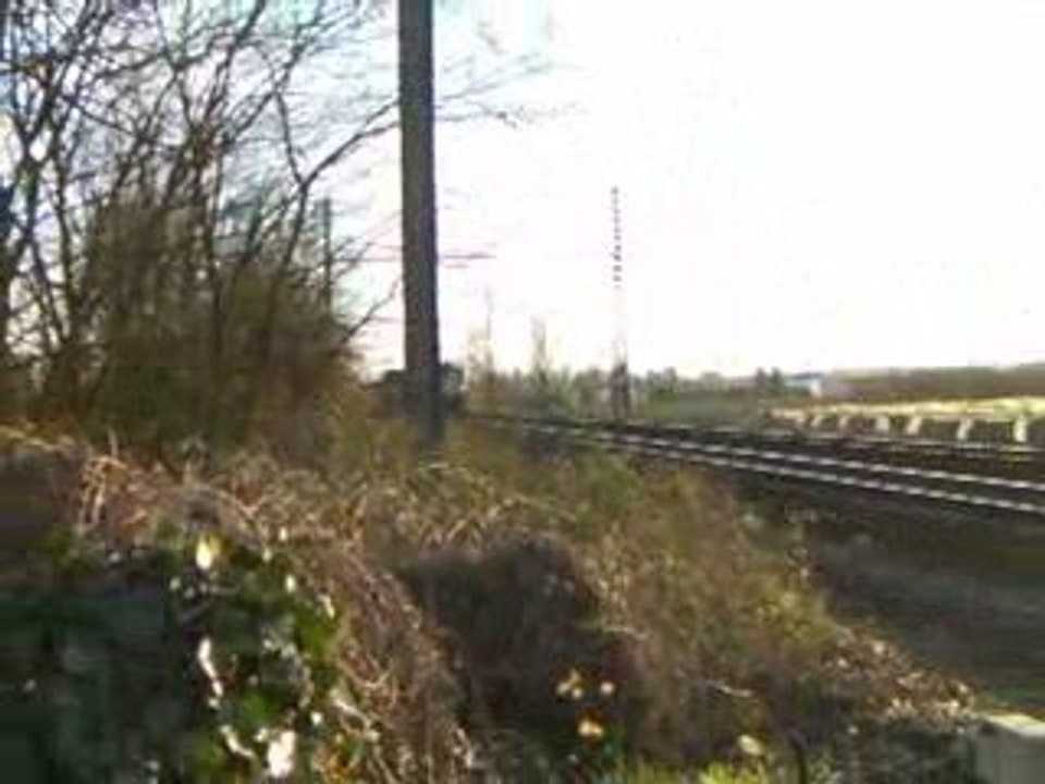 Croisement d'un ter et d'un corail intercité
