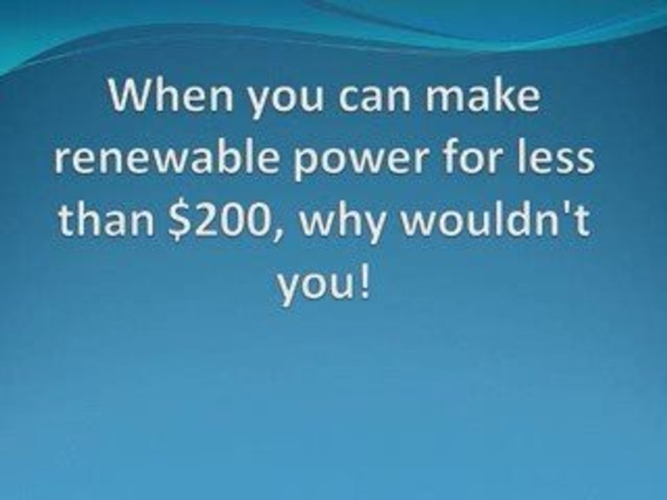 Solar Kits Build Under $200