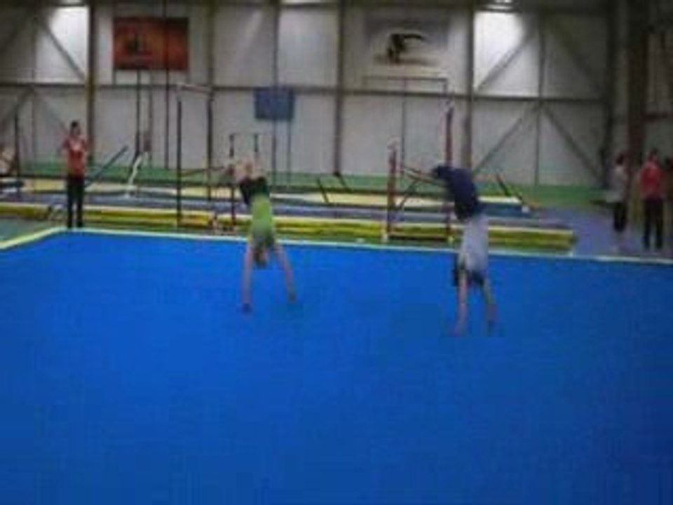 Entrainement de gym - novembre 2008