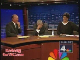 Fou rire présentateurs US.