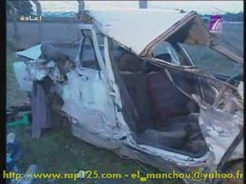 Tunisie Accident d'une voiture avec un train à Mateur