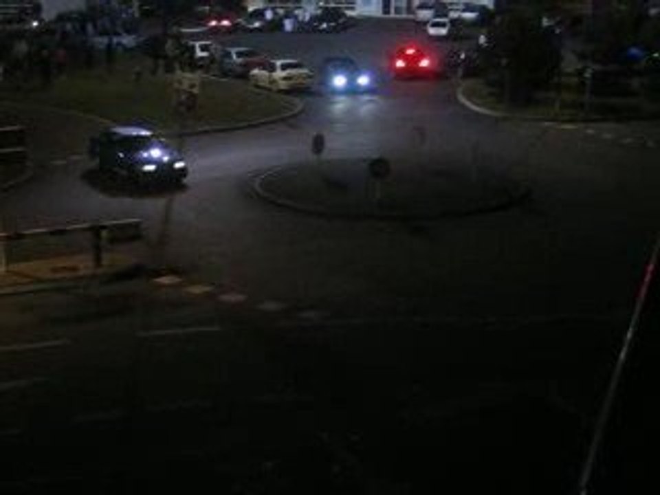 drift bmw bleue carré sénart 13 03 09