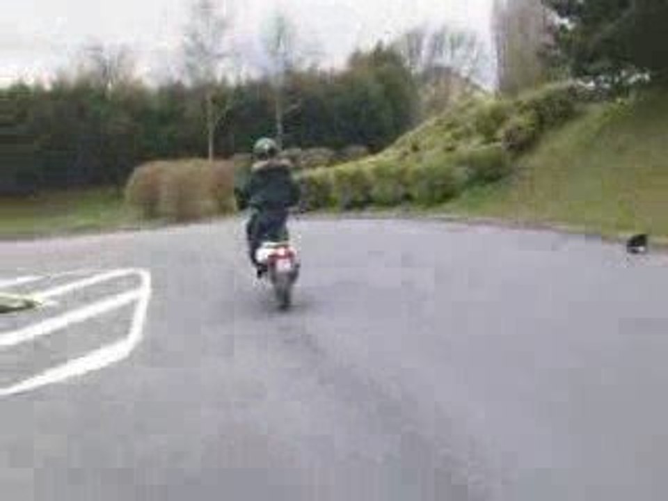 ptite séance de stunt a auchan