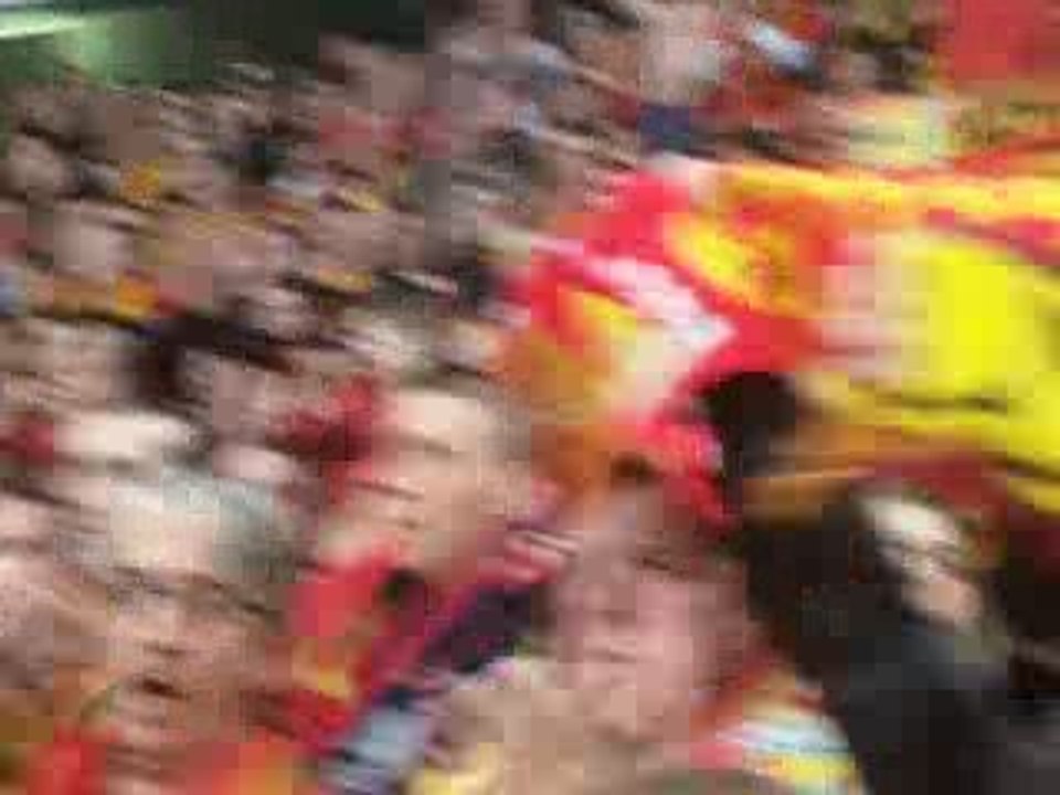 LENS AJACCIO Hommage aux deux jeune lillios decedes
