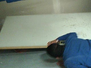 Délire en atelier avec Jordan et moi !!