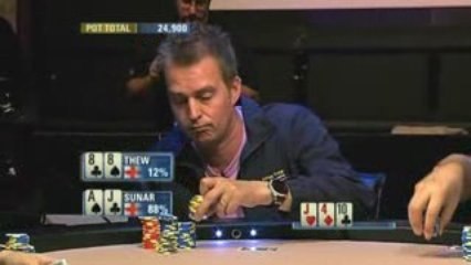 Poker EPT 4 Baden Surinder Sunar unlucky playing Julian Thew