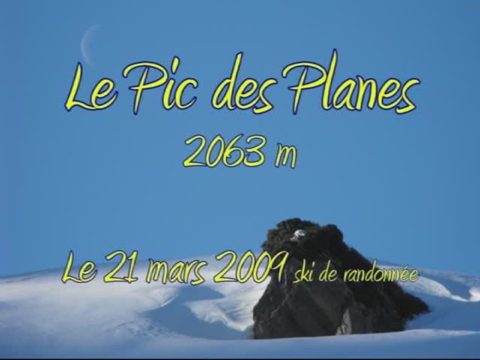 Rando Ski - Pic des Planes - mars 2009