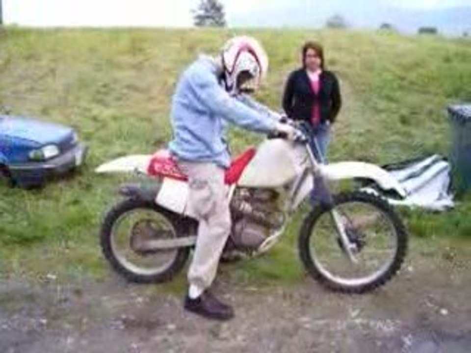 Régis et sa moto