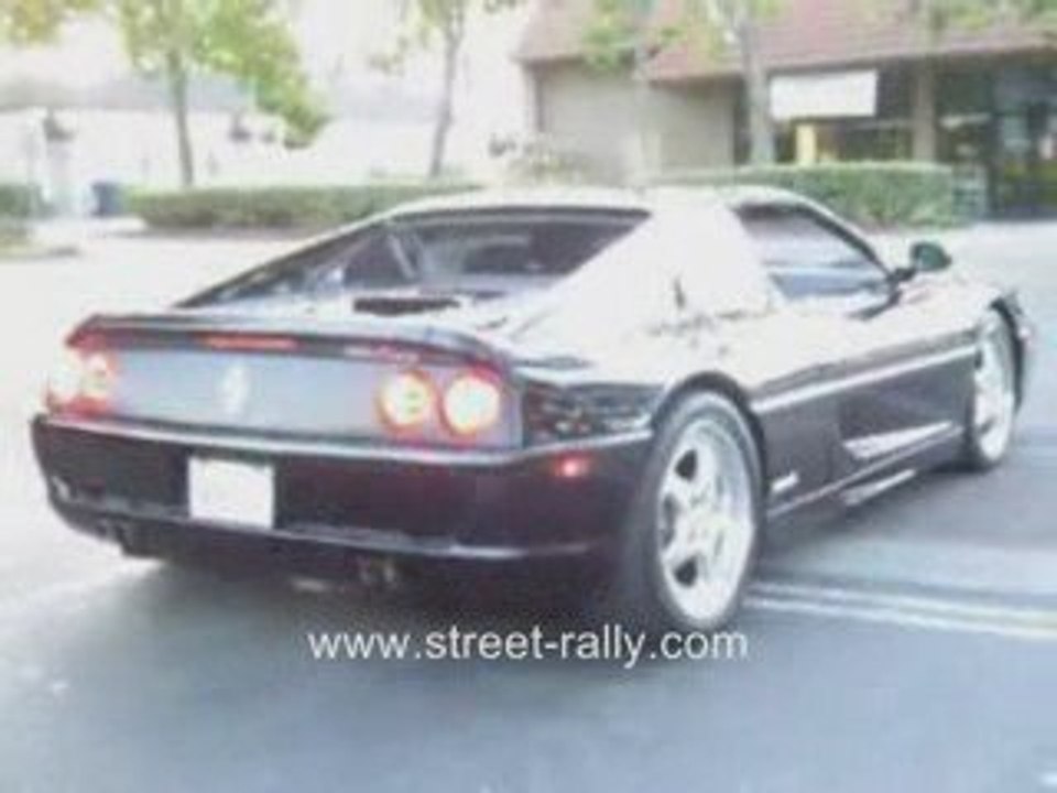 Black Ferrari F355 GTS Supercar
