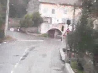 vue sur le paysage du coté de Grasse en iveco