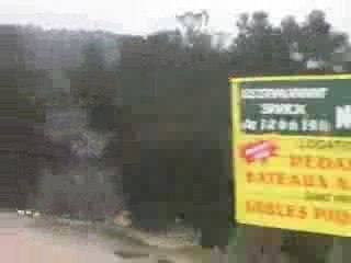 vue sur le paysage du coté de Grasse en iveco