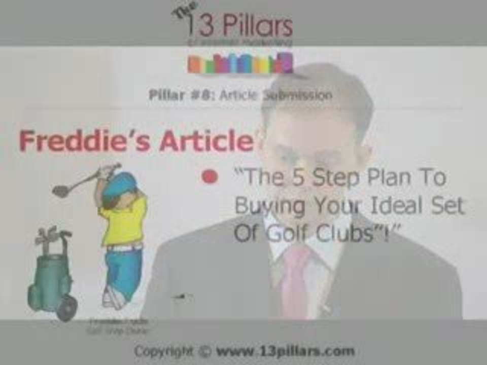 Article Submission - Internet Marketing Pillar #8