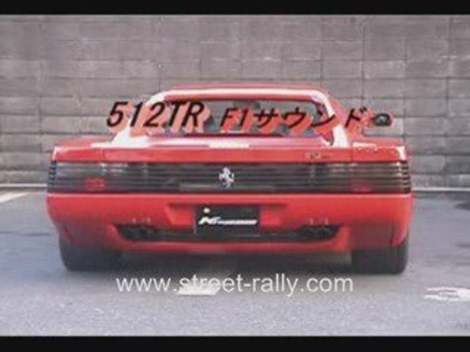 Ferrari 512 Testarossa Engine  Exhaust Revving Sound