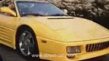 Yellow Ferrari 348 Spider