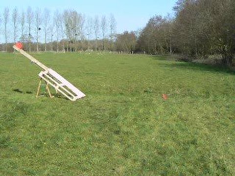 tir a l'arc sur disque mobile - 2 disques : le doublé !!!