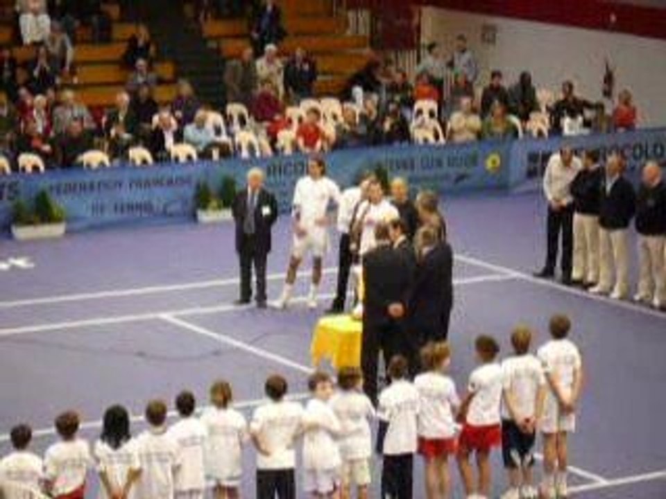 David Guez après sa victoire à l'Open de Lille 2009