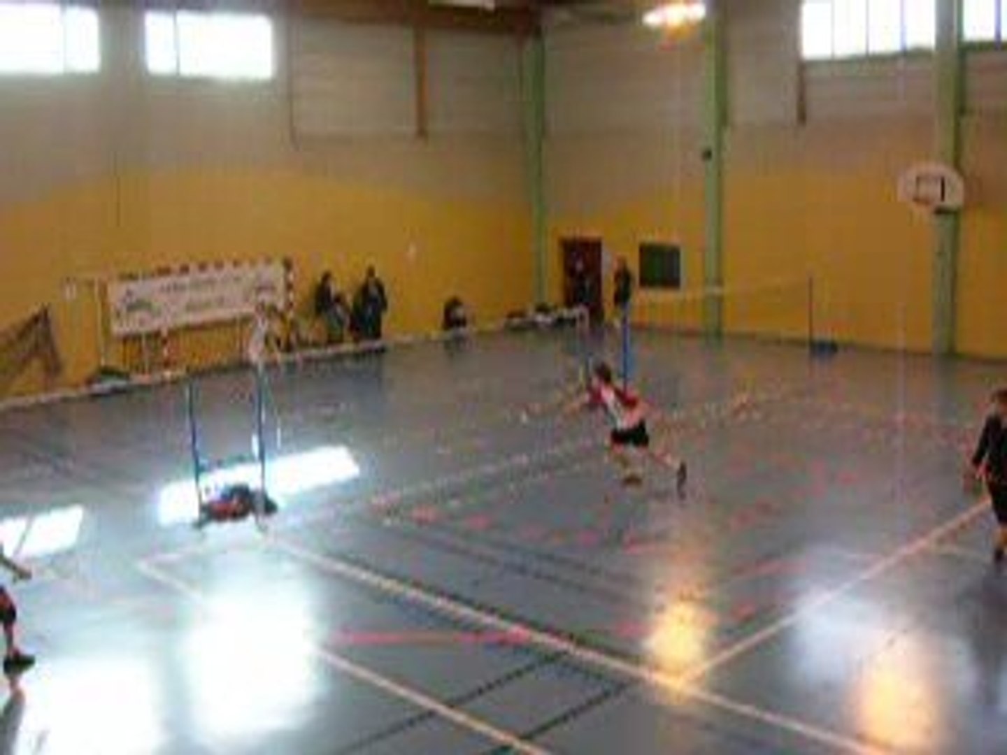 Moi au badminton