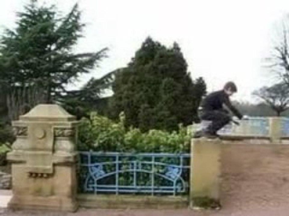 Parkour a Metz le 15/03/09