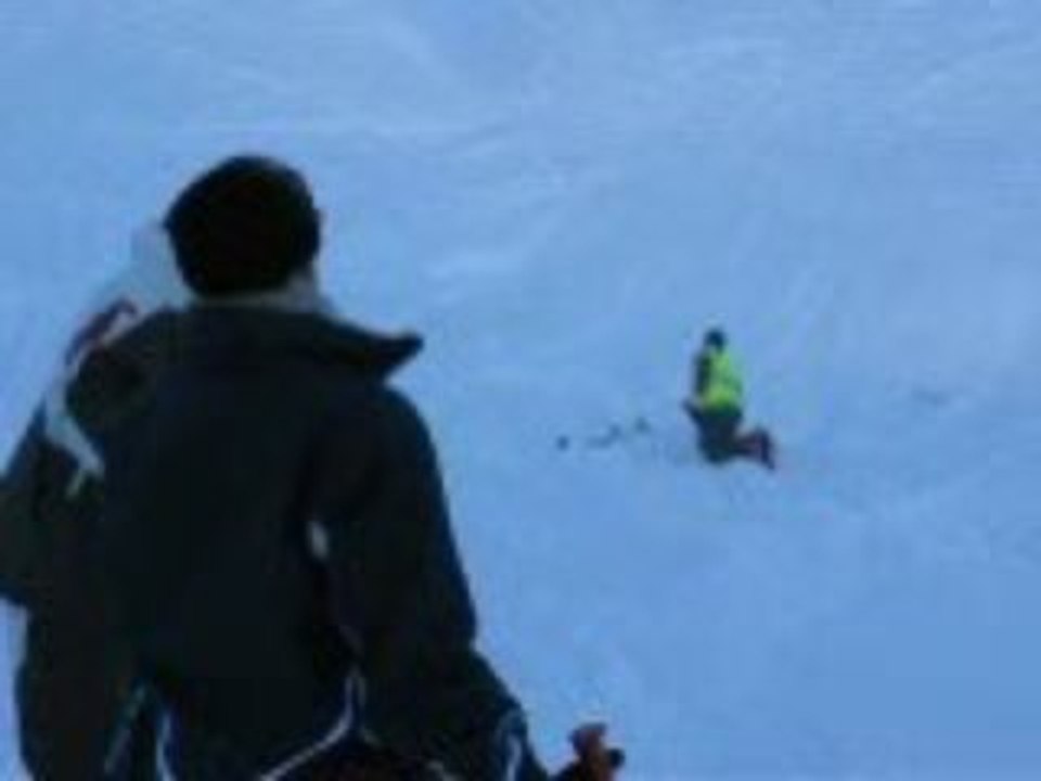 Tinou dans la neige en 2009 ....