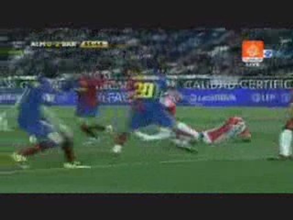 Almeria 0 - 2 Barcelona Liga resumado Jornado 27