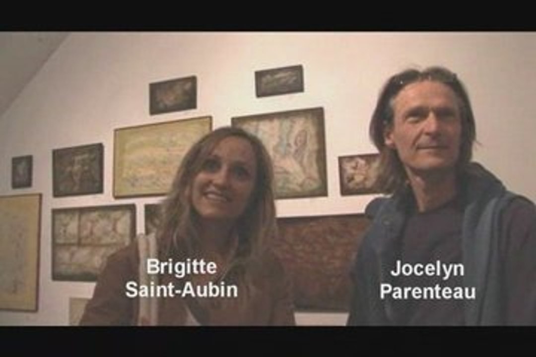 Brigite Saint-Aubin parle du peintre Jocelyn Parenteau