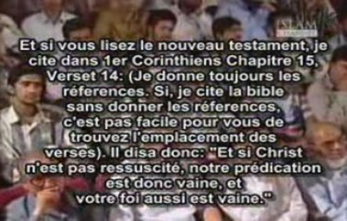 Zakir Naik--Jésus, Est-ce que il était crucifié? (1/4)